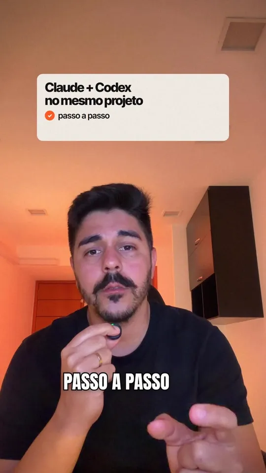 Reel editado pelo Claude, com legenda e cartão na tela